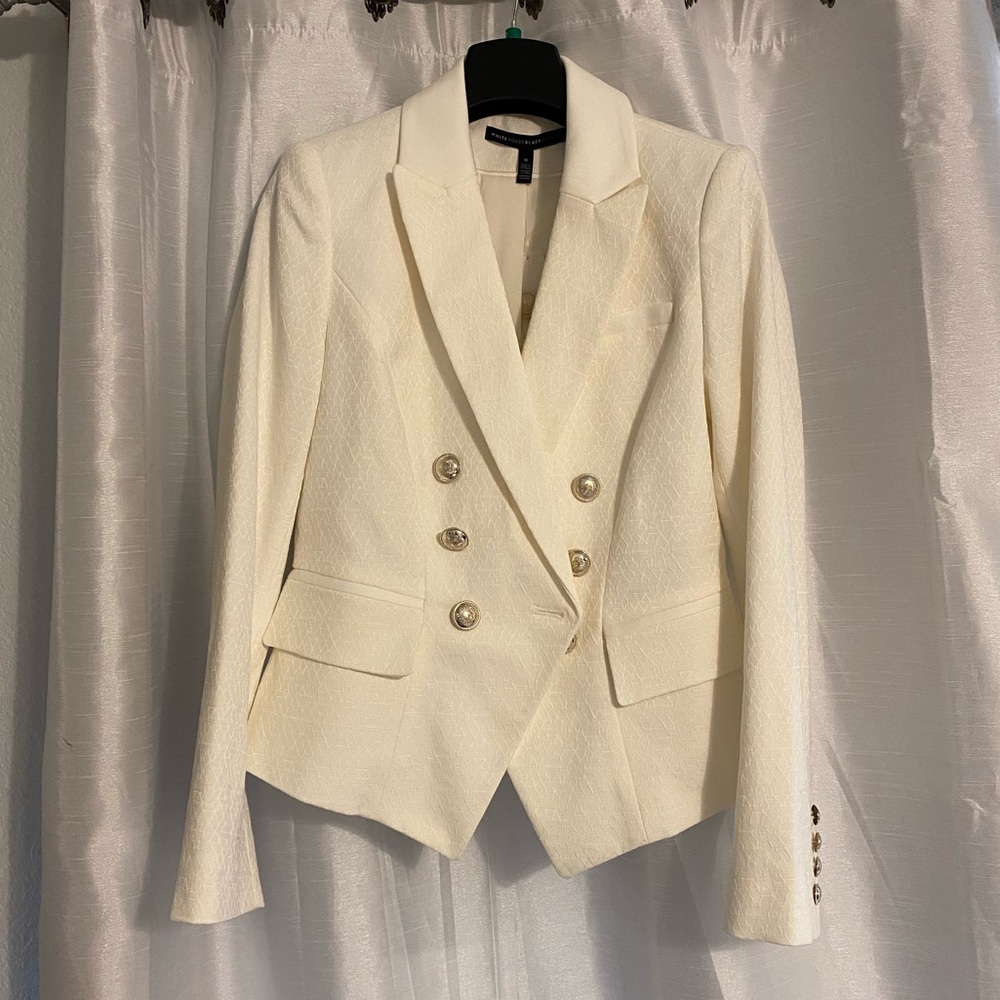WHBM ivory colored blazer BNWT